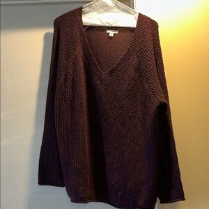 Sonoma V-Neck Sweater - Rich Chocolate